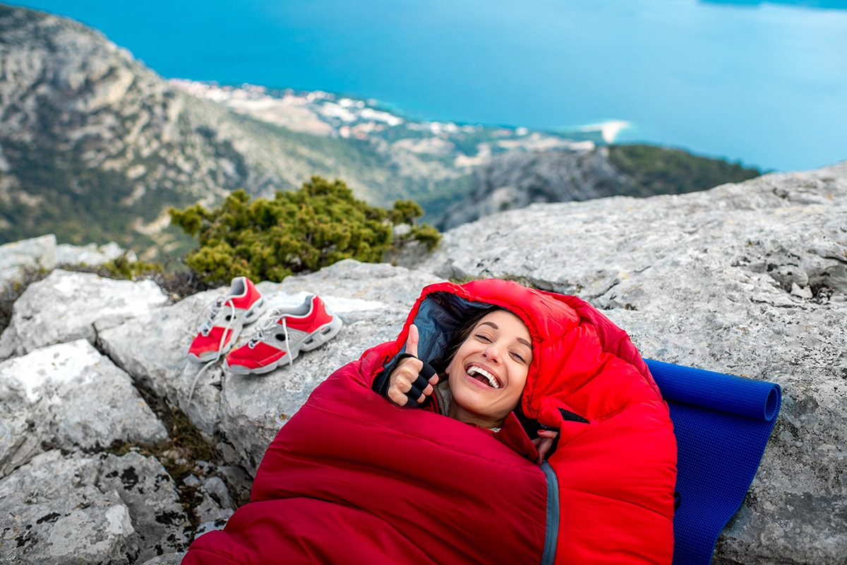 Tipps für kalte Nächte: Mumienschlafsack