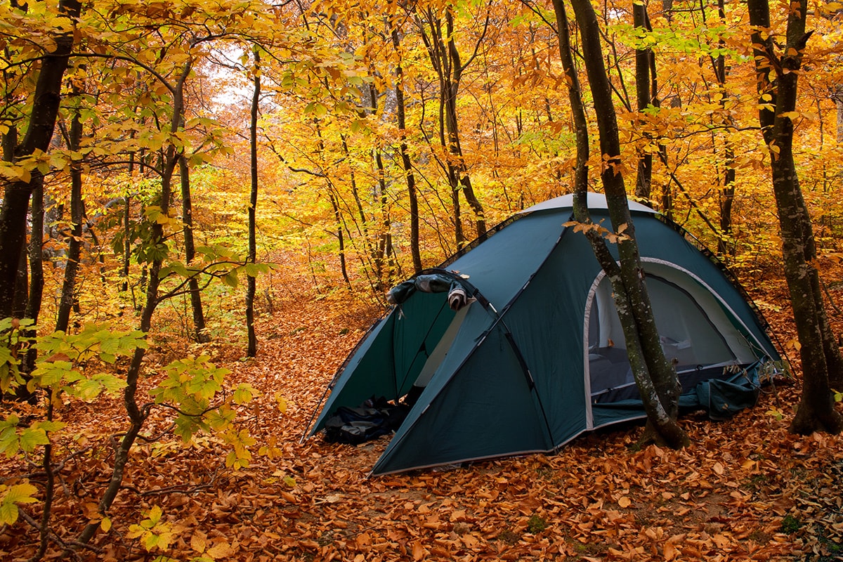 Tipps für kalte Nächte: Ein kleineres Zelt