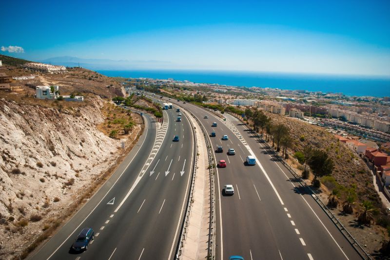 Toll road in Spain