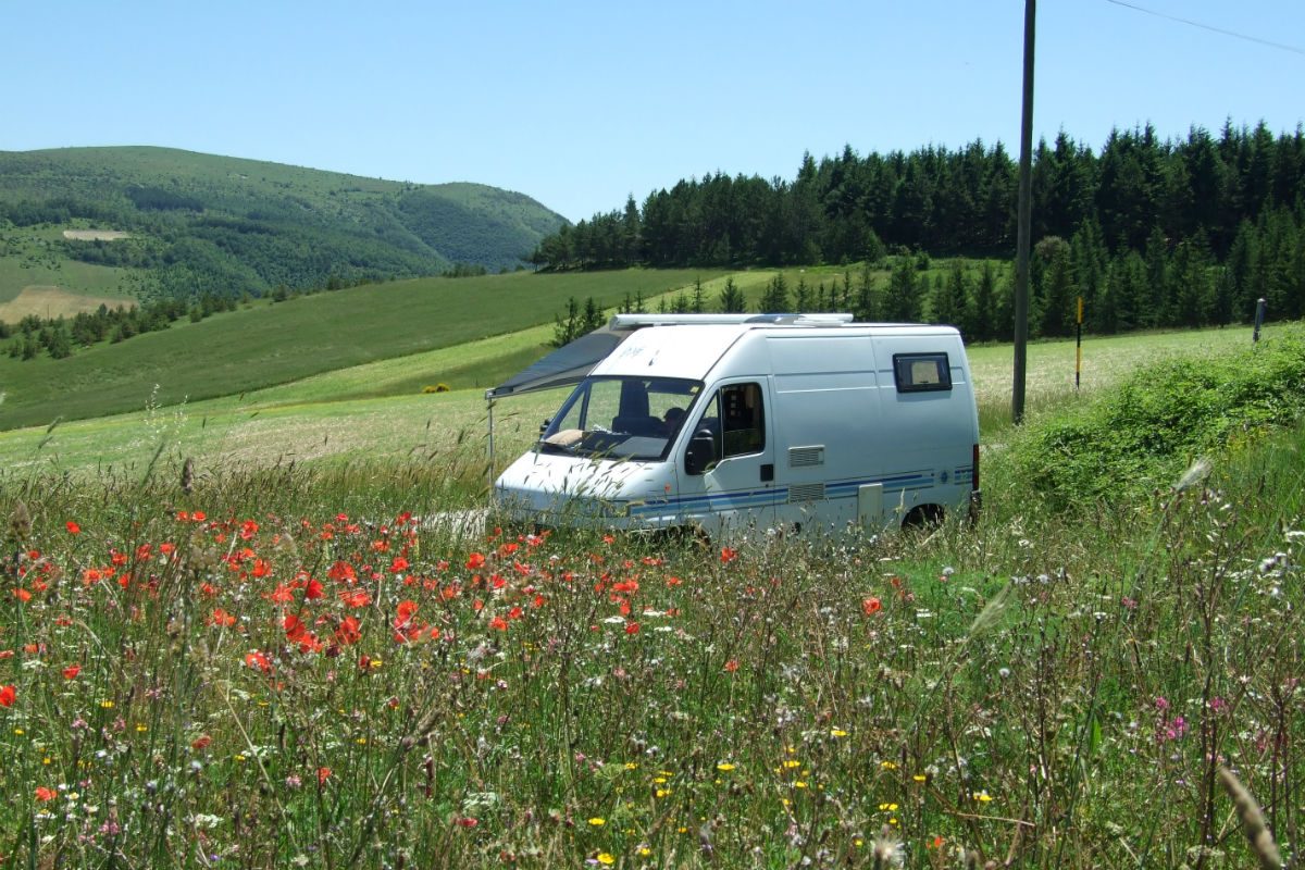 Camper roadtrip in Toscane