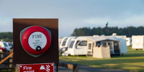 Avoid playing with fire while camping