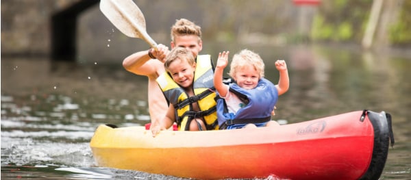 Kayaking in de Belgian Ardennes