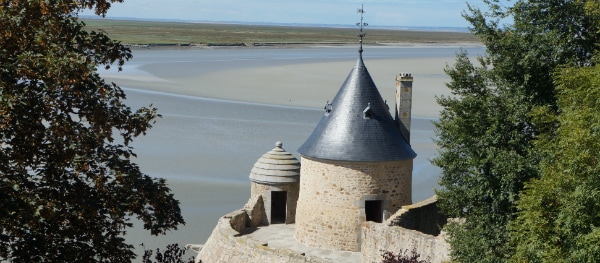 View from the abbey - Le Mont-Saint-Michel