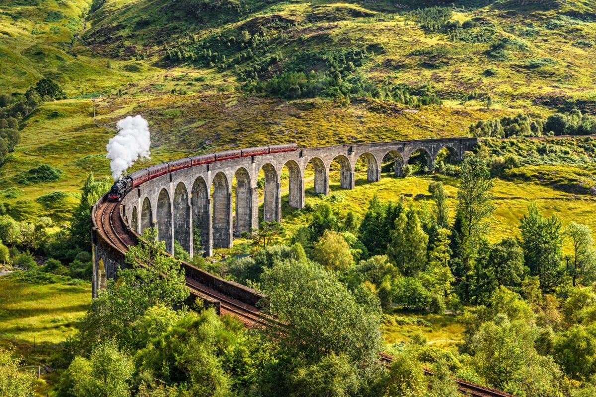 Glenfinnan bekend van Harry Potter