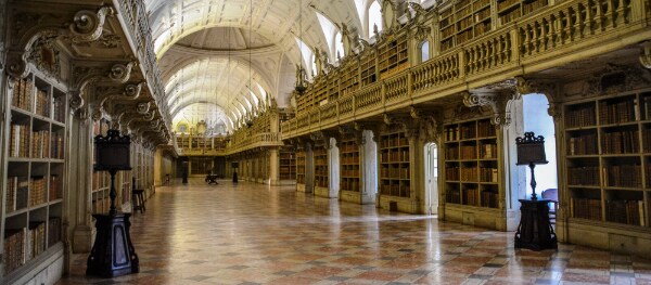 The library of Mafra Palace 