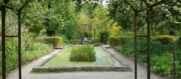 The botanical garden in Montpellier 