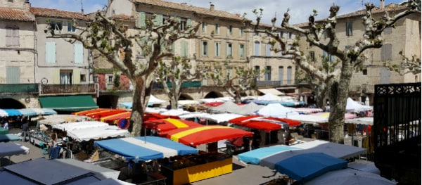 The local market in Sommières