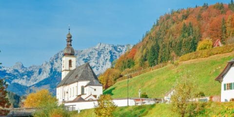 Enchanting mountain landscapes in Berchtesgadener Land