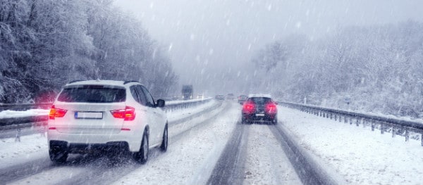 In winter conditions it is mandatory to use winter tyres in Germany