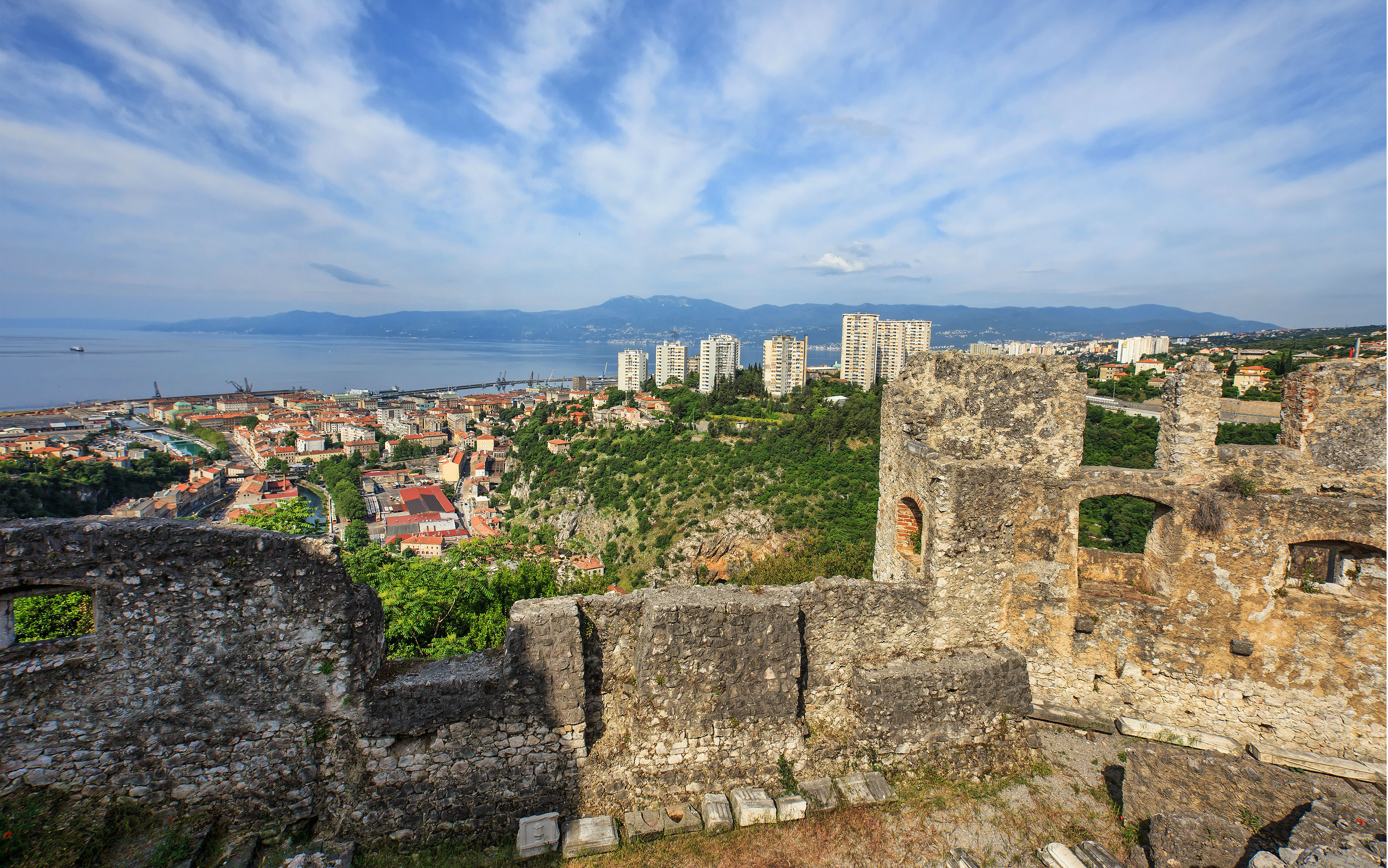 Rijeka seen from Trsat