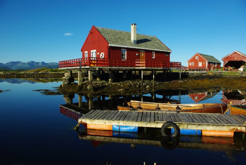 Norwegian wooden houses