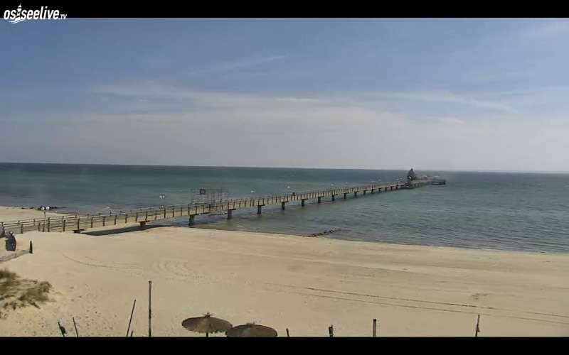 View of the German side of the Baltic Sea.