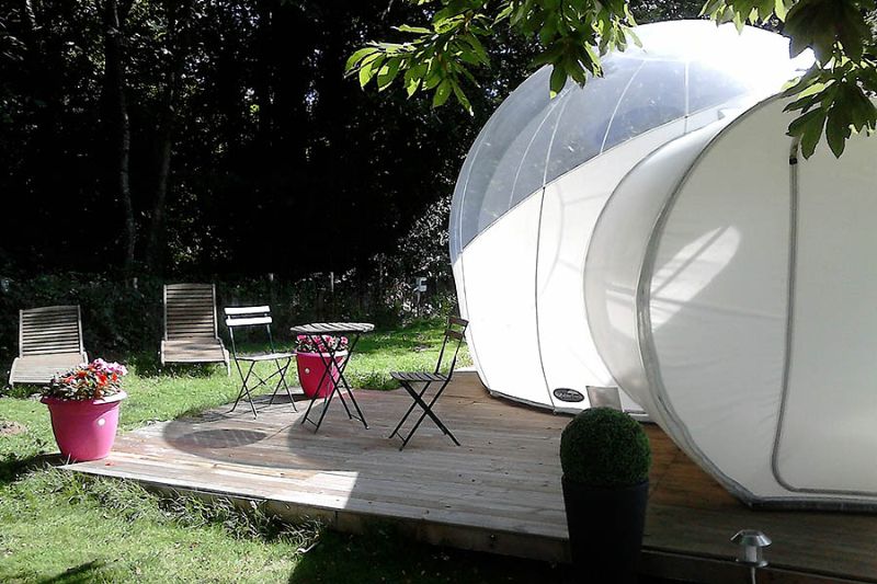 Bubbel Dome Campsite des Cerisiers Bretagne