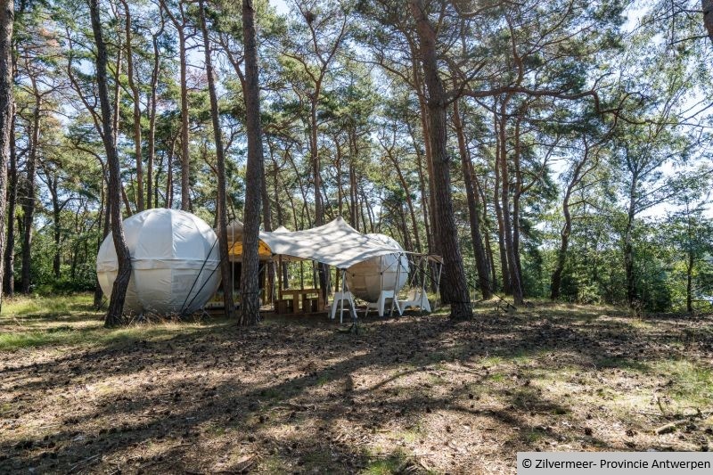 Cocoonen camping Zilvermeer Cocooning campsite Zilvermeer