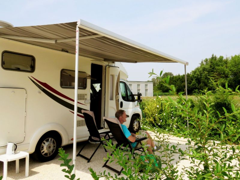 The ideal campsite with motorhome area