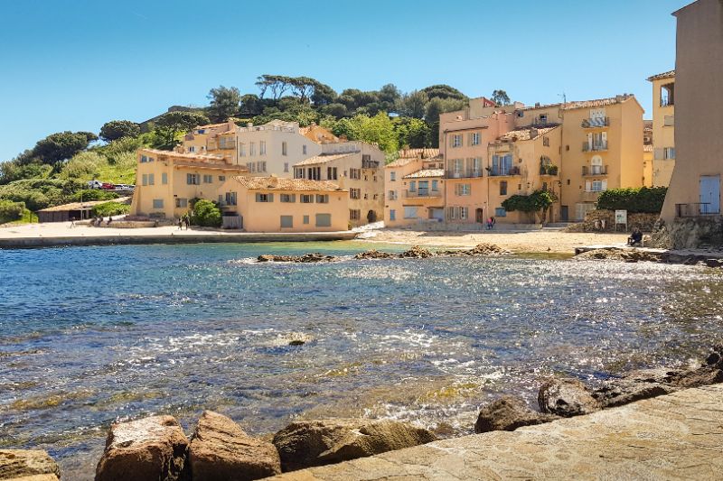 Plage de La Plonche beach at St. Tropez