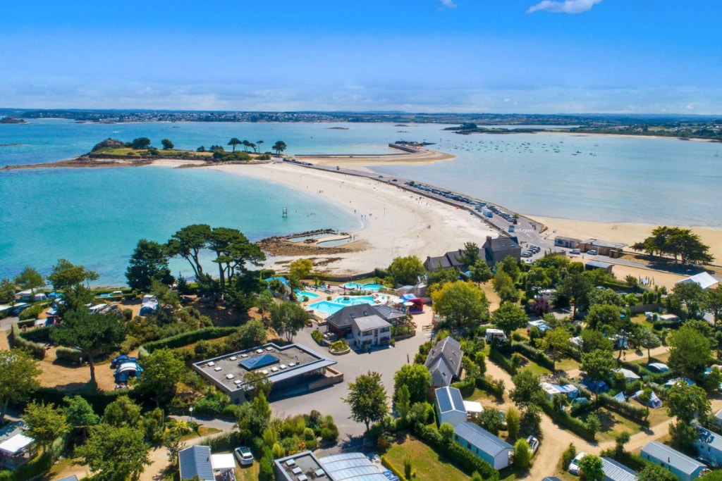 Camping Ar Kleguer campsite with the most beautiful location in France