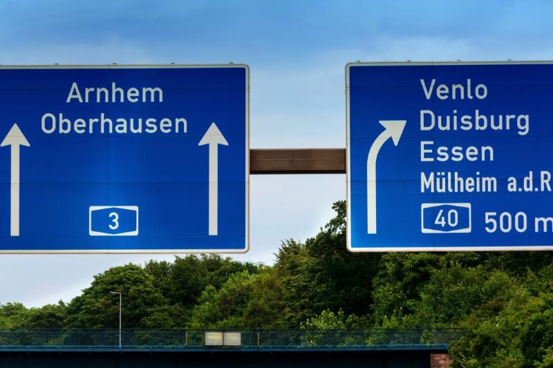 German emissions sticker Ruhrgebiet Germany
