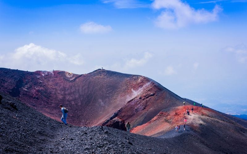 Excursion mount Etna Sicily