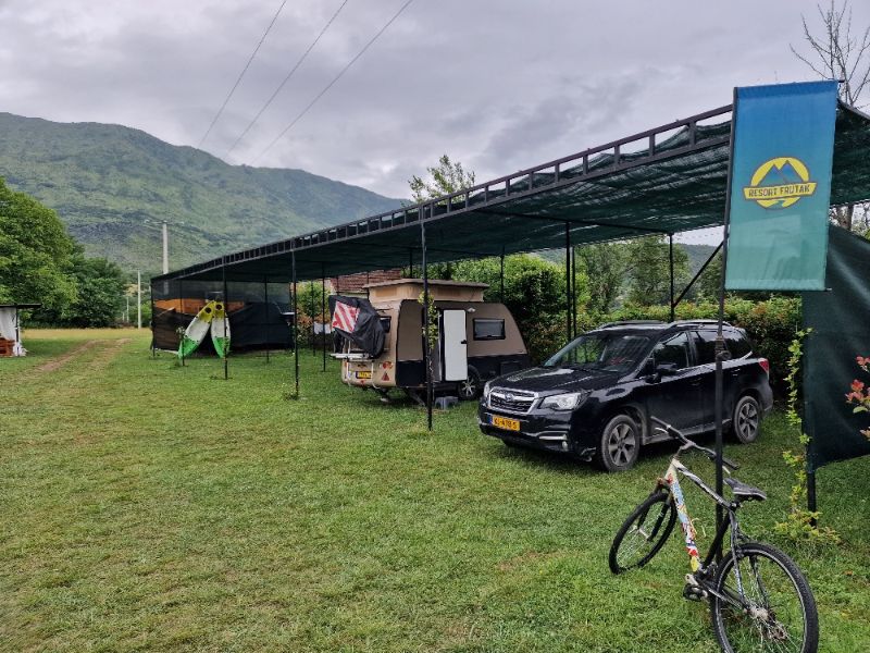 Au camping au Monténégro.