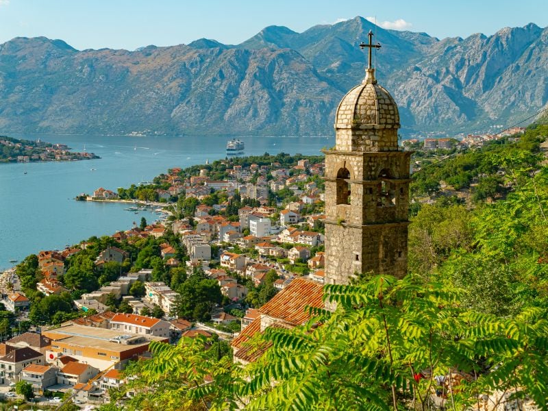 Baai van Kotor en Kotor