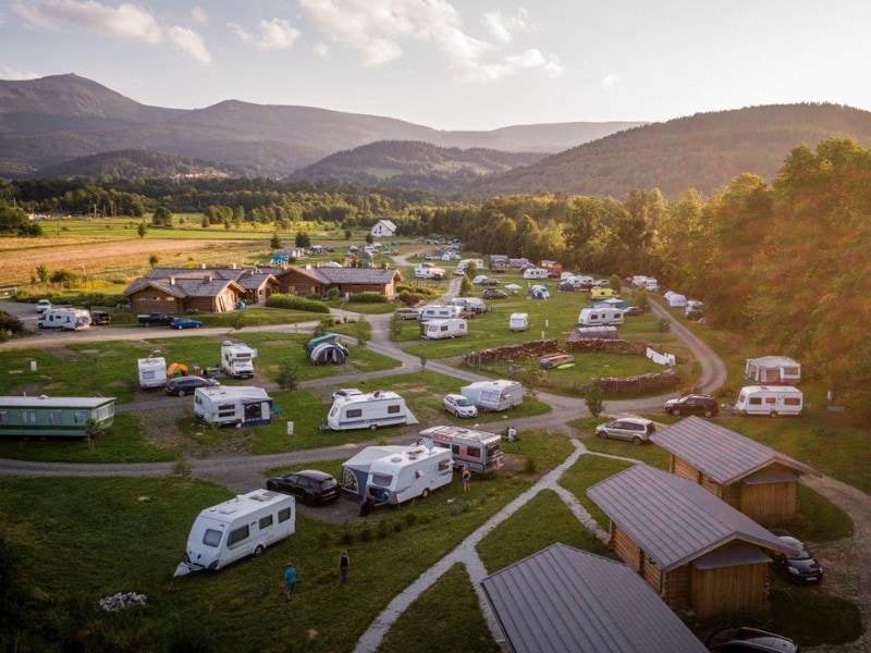 Best campsite in Poland. Affordable camping in Poland.