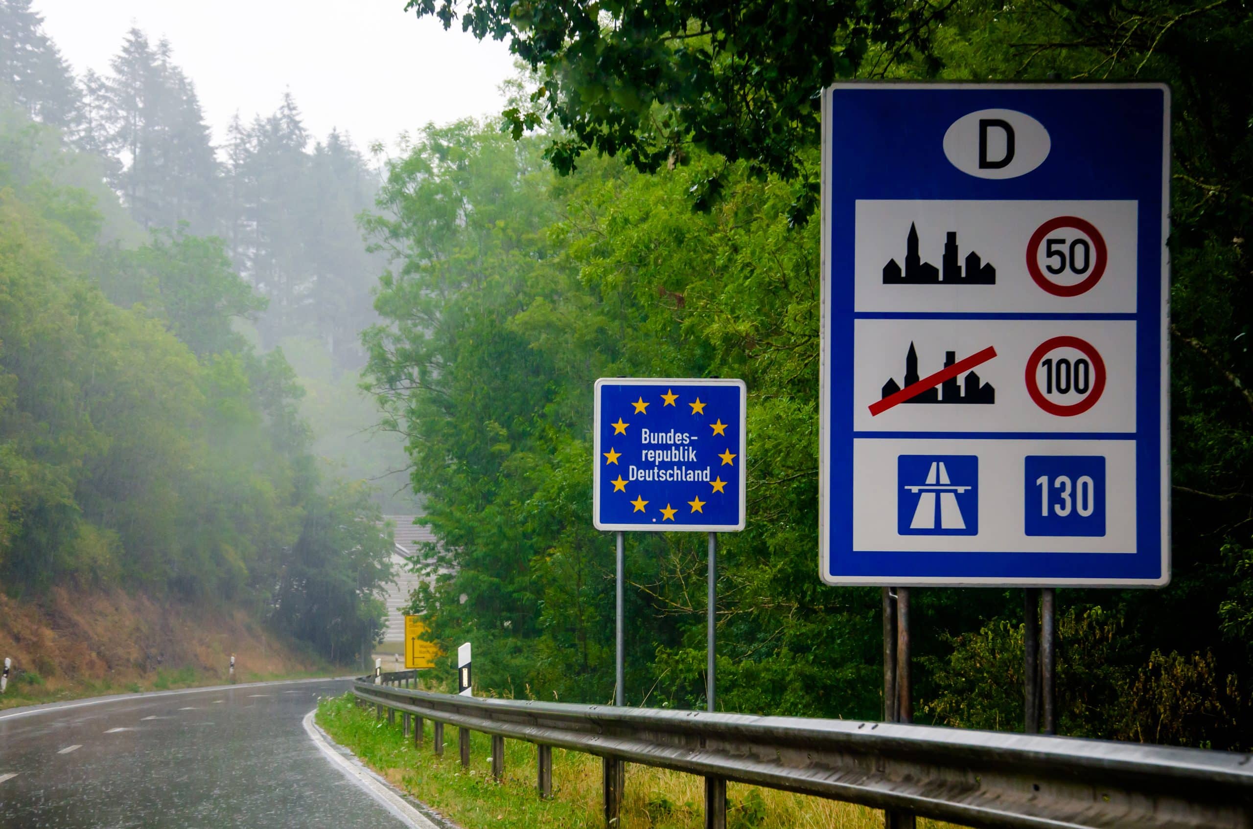 Speed limit signs